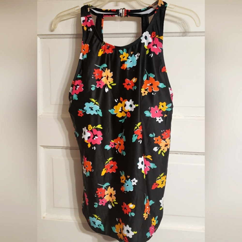 Holipick SZ XL Floral Tankini Top